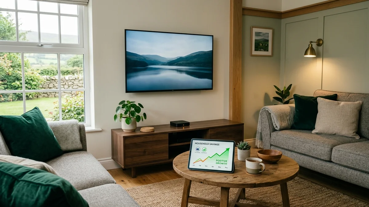 Cord-cutting in Ireland: Modern 4K Smart TV streaming setup saving over €1,000 annually